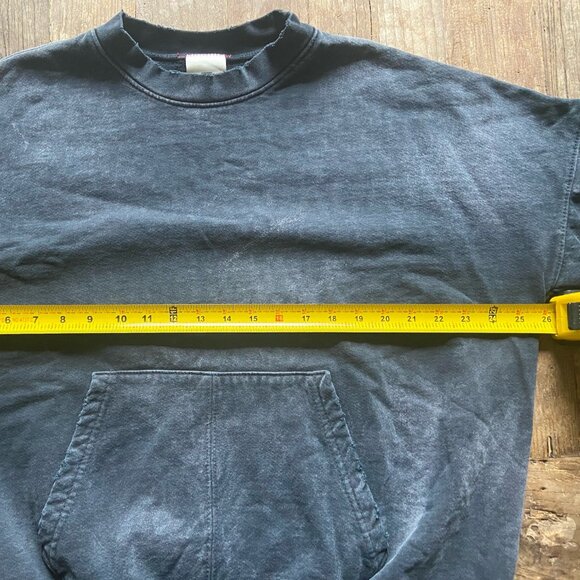 Moojimooji Oversized Kangaroo Pocket Crew Aged Black (Small) - Picture 11 of 12